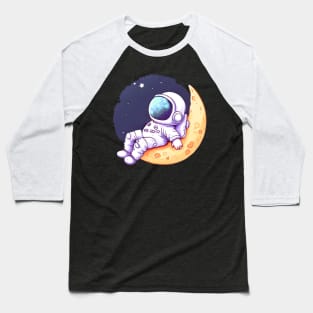 Relaxing on the moon Baseball T-Shirt